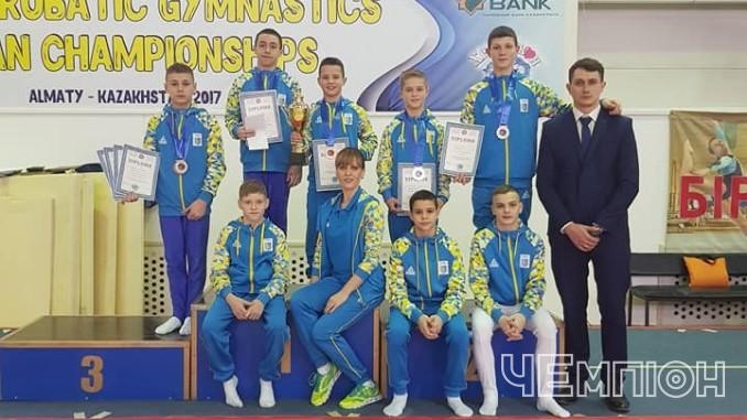 Черкаські гімнасти гідно виступили на змаганнях у Казахстані