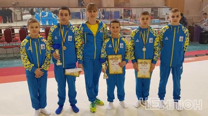 Черкаські гімнасти посіли призові місця на чемпіонаті Києва