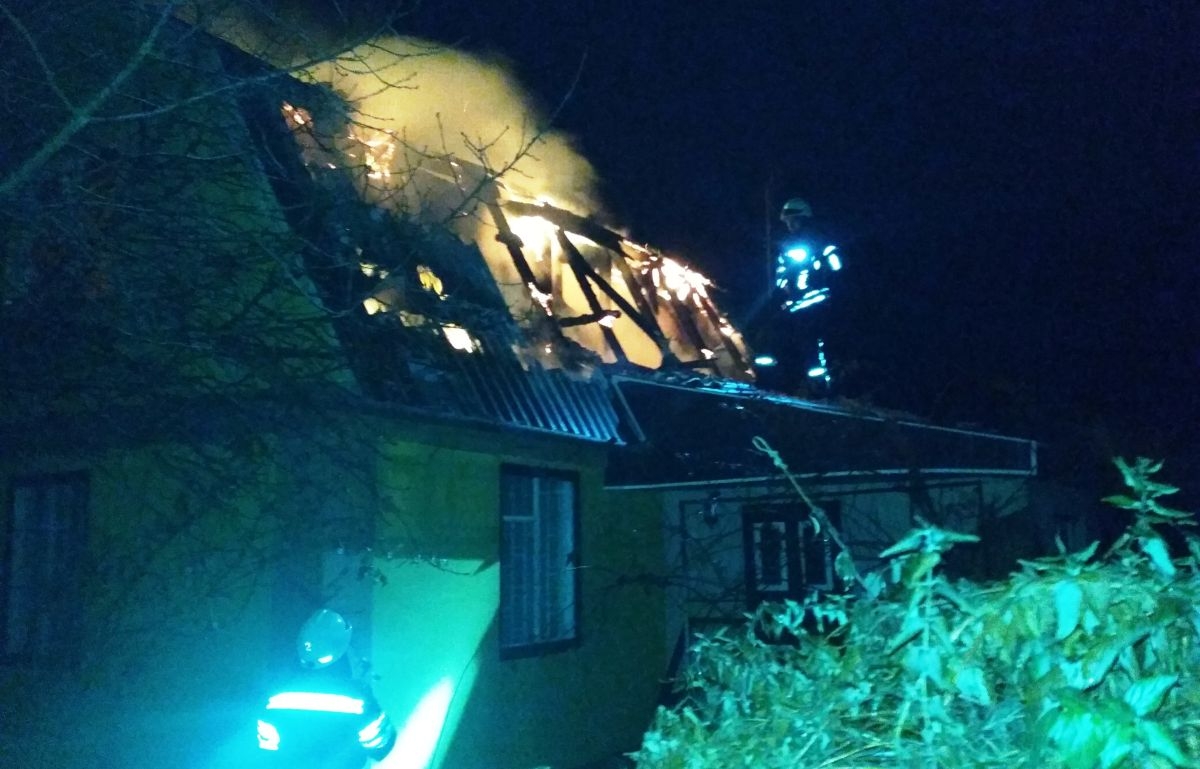 Під час пожежі у Черкаському районі постраждав господар