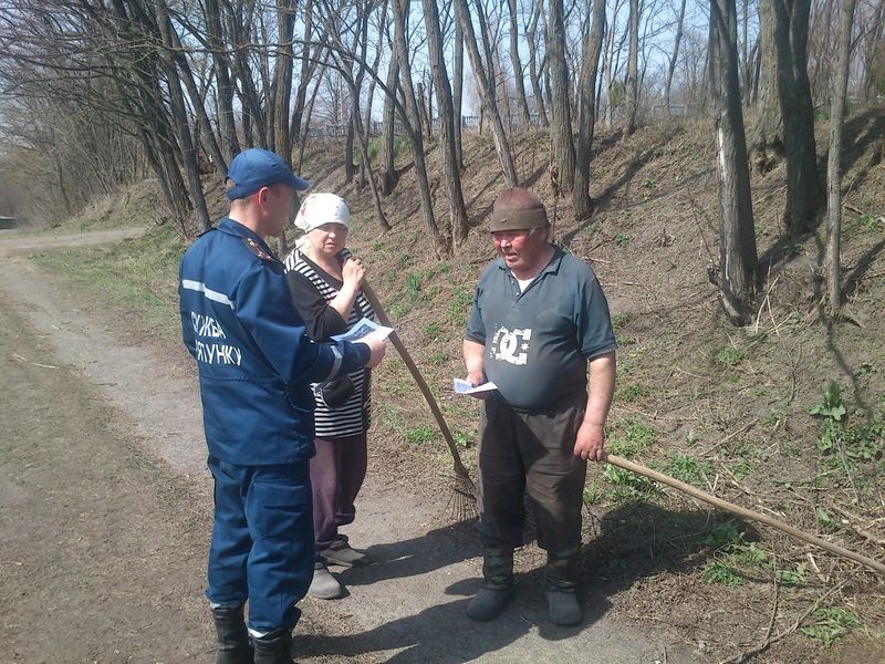 Рятувальники нагадали жителям Городищенського району правила пожежної безпеки