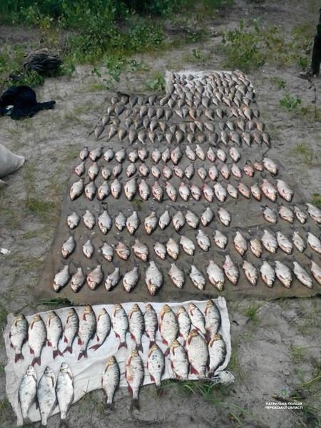 На Черкащині браконьєри наловили 6 мішків риби (ФОТО)