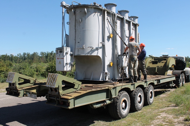 У Каневі встановлять трансформатор вагою 27 тонн