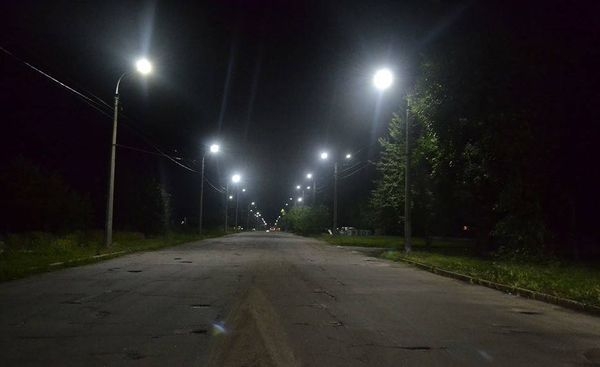 На одній із черкаських вулиць встановили сучасні світильники