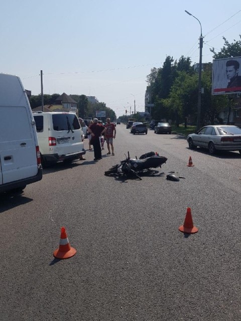 У Черкасах в ДТП постраждав мотоцикліст (ФОТО)