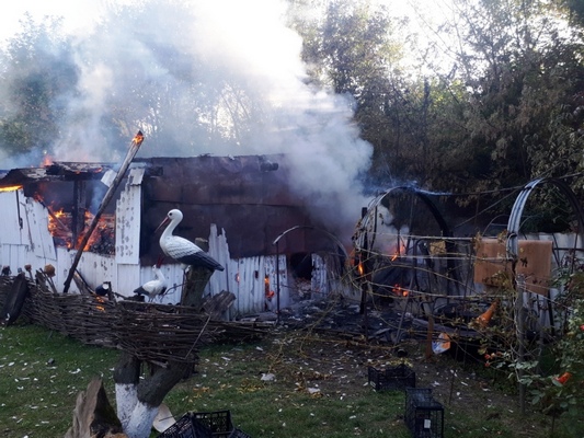 На Лисянщині діти спалили 3 тонни сіна