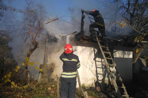На Уманщині згоріла хата