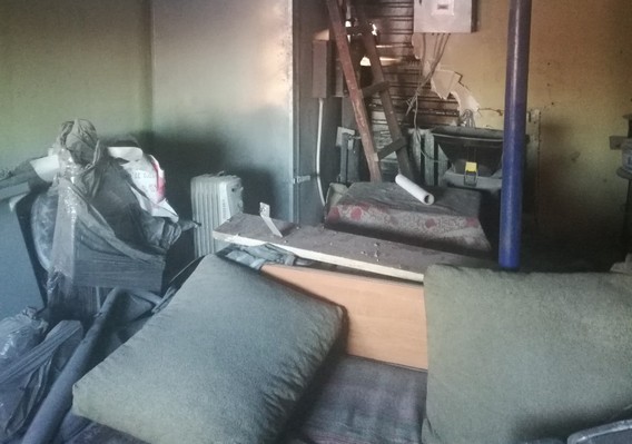 У Черкасах рятувальники ліквідували пожежу двохповерхового гаража