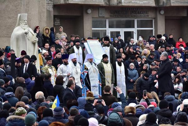 Делегація ЧДТУ взяла участь у відкритті пам’ятника митрополиту Василеві Липківському