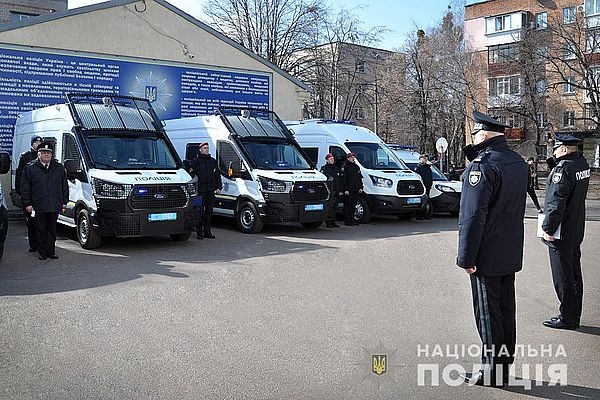 Поліцейські Черкащини отримали нові службові автомобілі