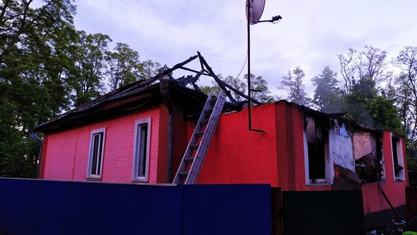 На Золотоніщині під час пожежі врятували двох дітей