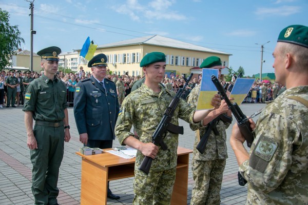 Більше тисячі прикордонників строкової служби присягнули на вірність українському народові