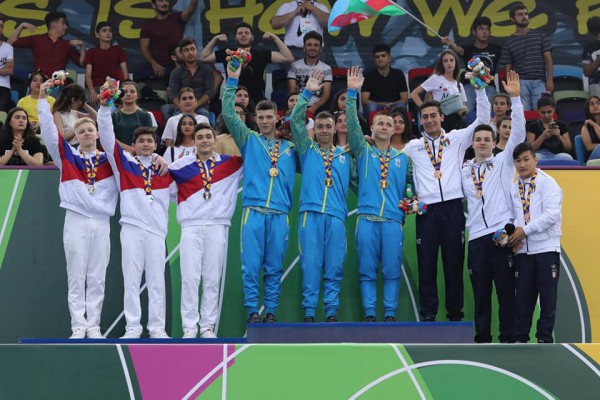 Черкаські гімнасти завоювали «золото» Європейського юнацького олімпійського фестивалю