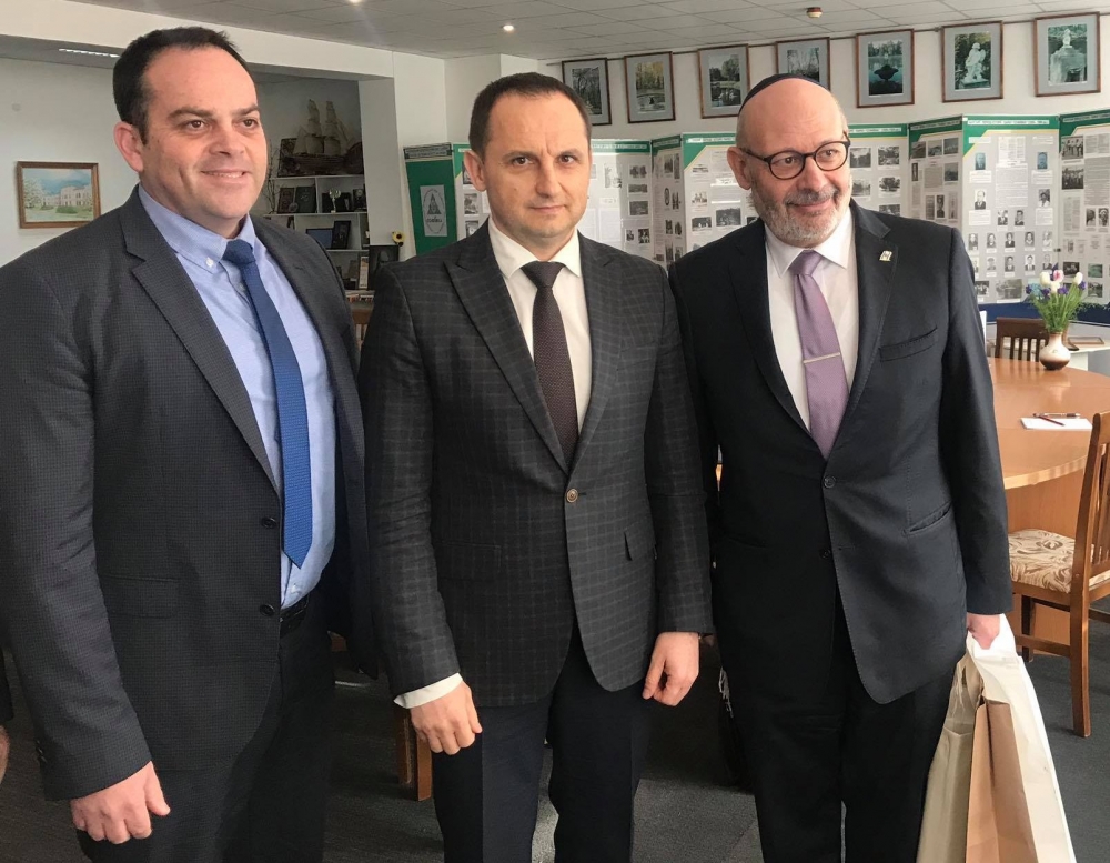 Голова ОДА зустрівся із Послом Держави Ізраїль в Україні Джоелом Ліоном