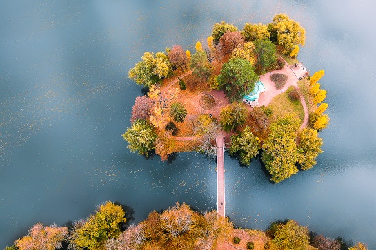 Фото, зроблене з дрона в Умані на Черкащині, визнане одним з найкращих у світі