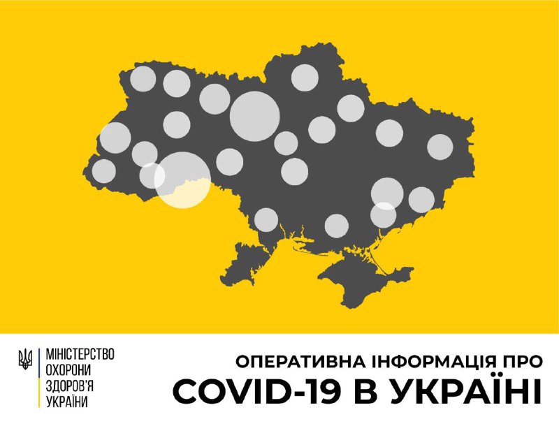 В Україні зафіксовано 1072 випадків COVID-19
