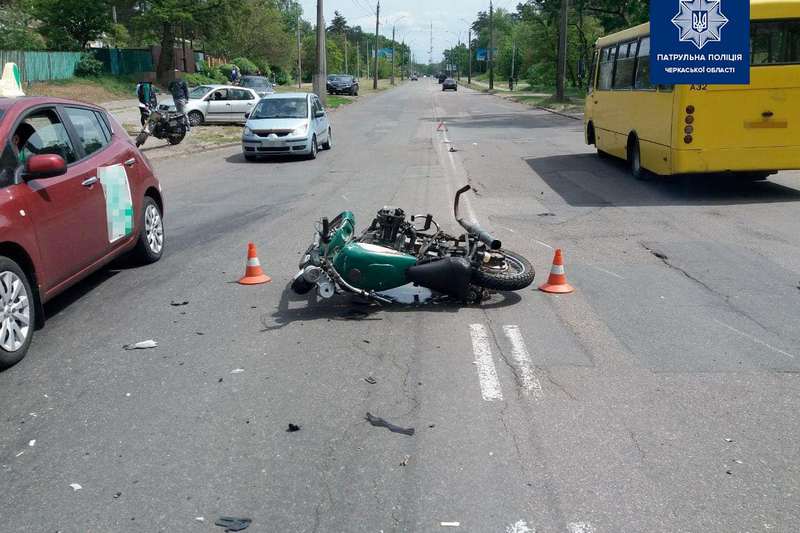 У Черкасах у ДТП загинув мотоцикліст