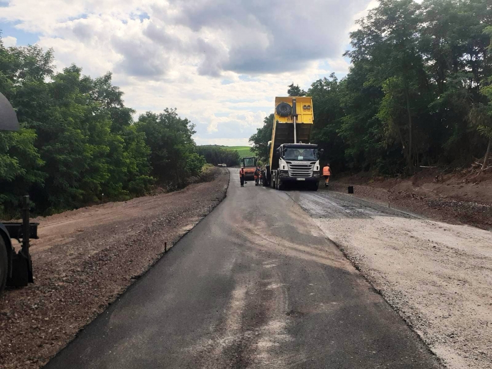 На Чигиринщині розпочали ремонт дороги Р-10