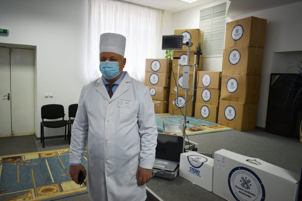 Обласну лікарню забезпечили обладнанням для діагностики та лікування легеневих захворювань