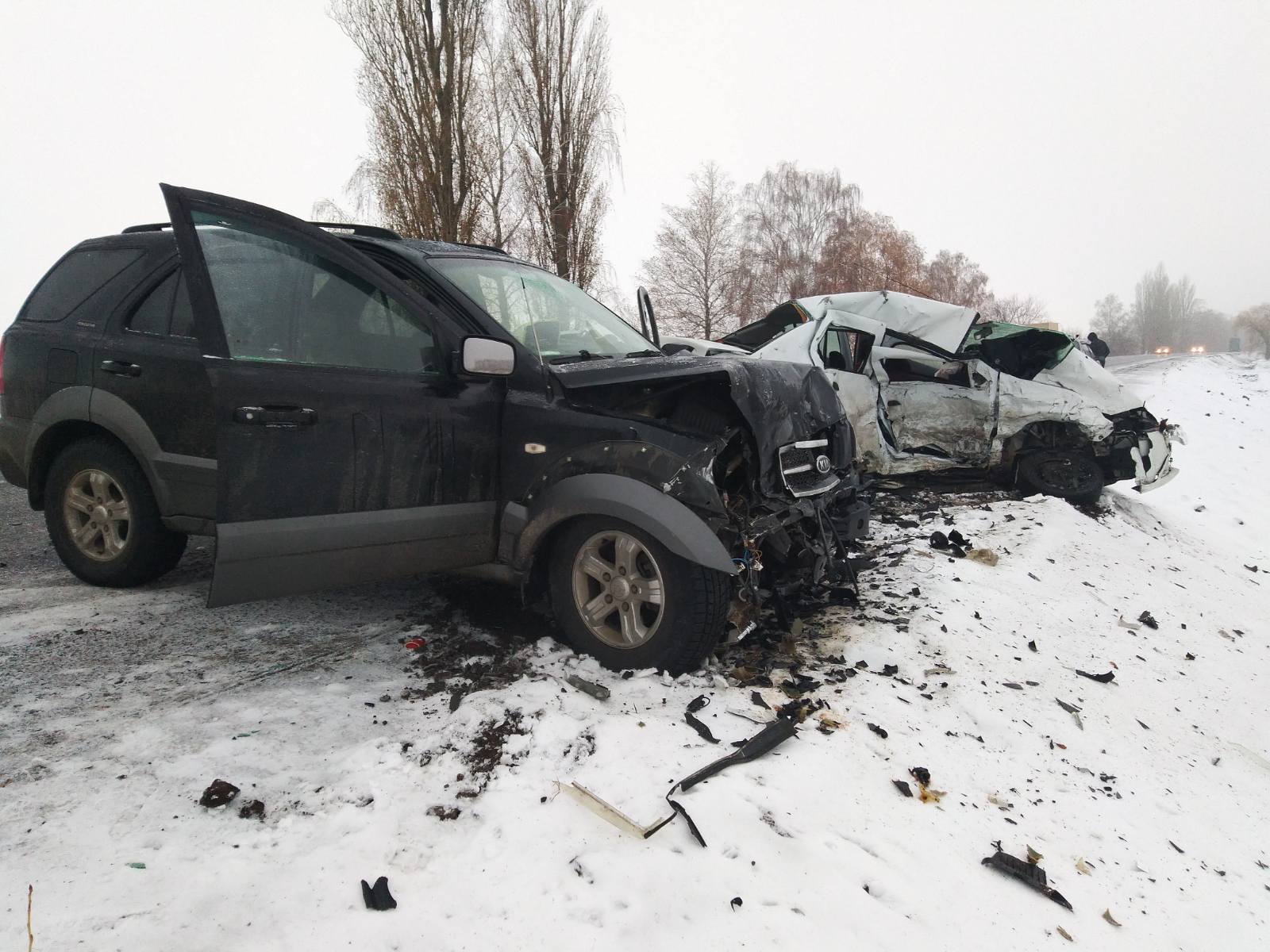 На Черкащині в автокатастрофі загинула одна людина, двоє постраждали