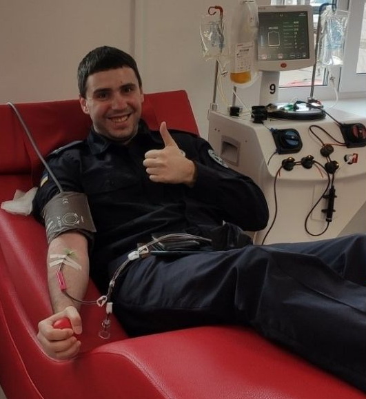 Черкаські співробітники Служби судової охорони стали донорами крові