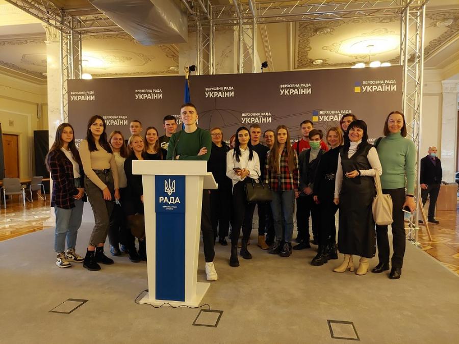 Студенти спеціальності «Політична філософія» ЧДТУ провели практичне заняття у Верховній Раді України