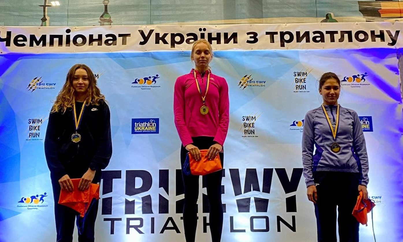 Черкаські триатлоністи здобули нагороди на зимовому чемпіонаті