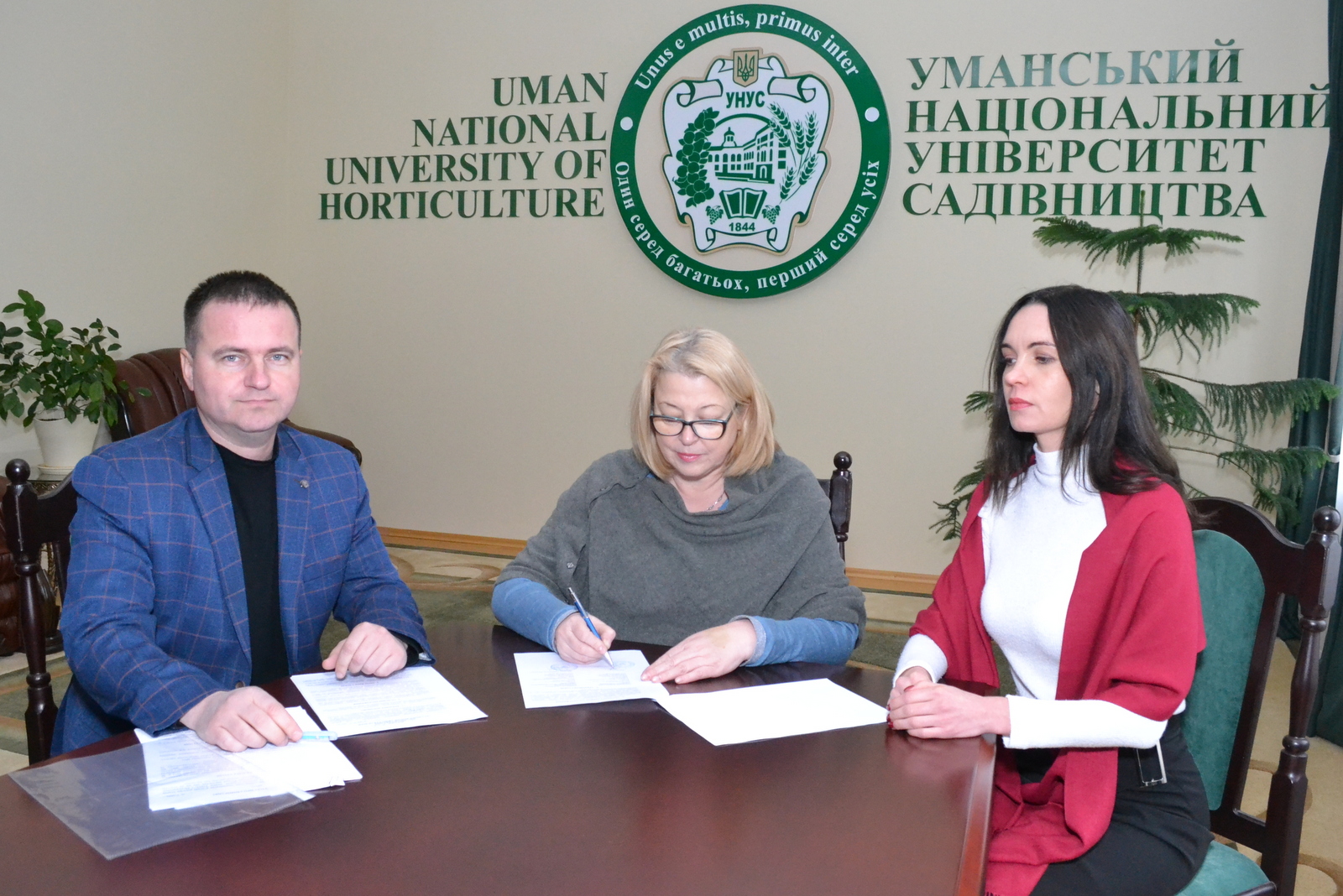 В Уманському національному університеті садівництва підписали договір про дуальну освіту з ТОВ «Нібулон»