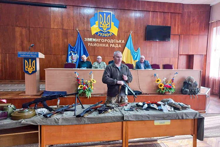 Черкаський національний провів навчання з цивільної оборони у Звенигородці
