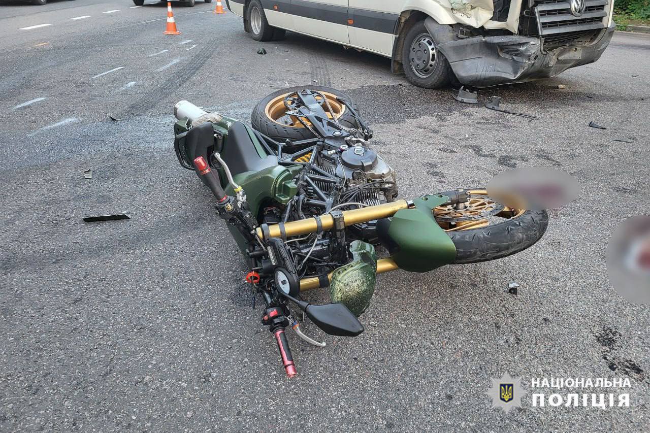 У ДТП у Черкасах травмувався мотоцикліст