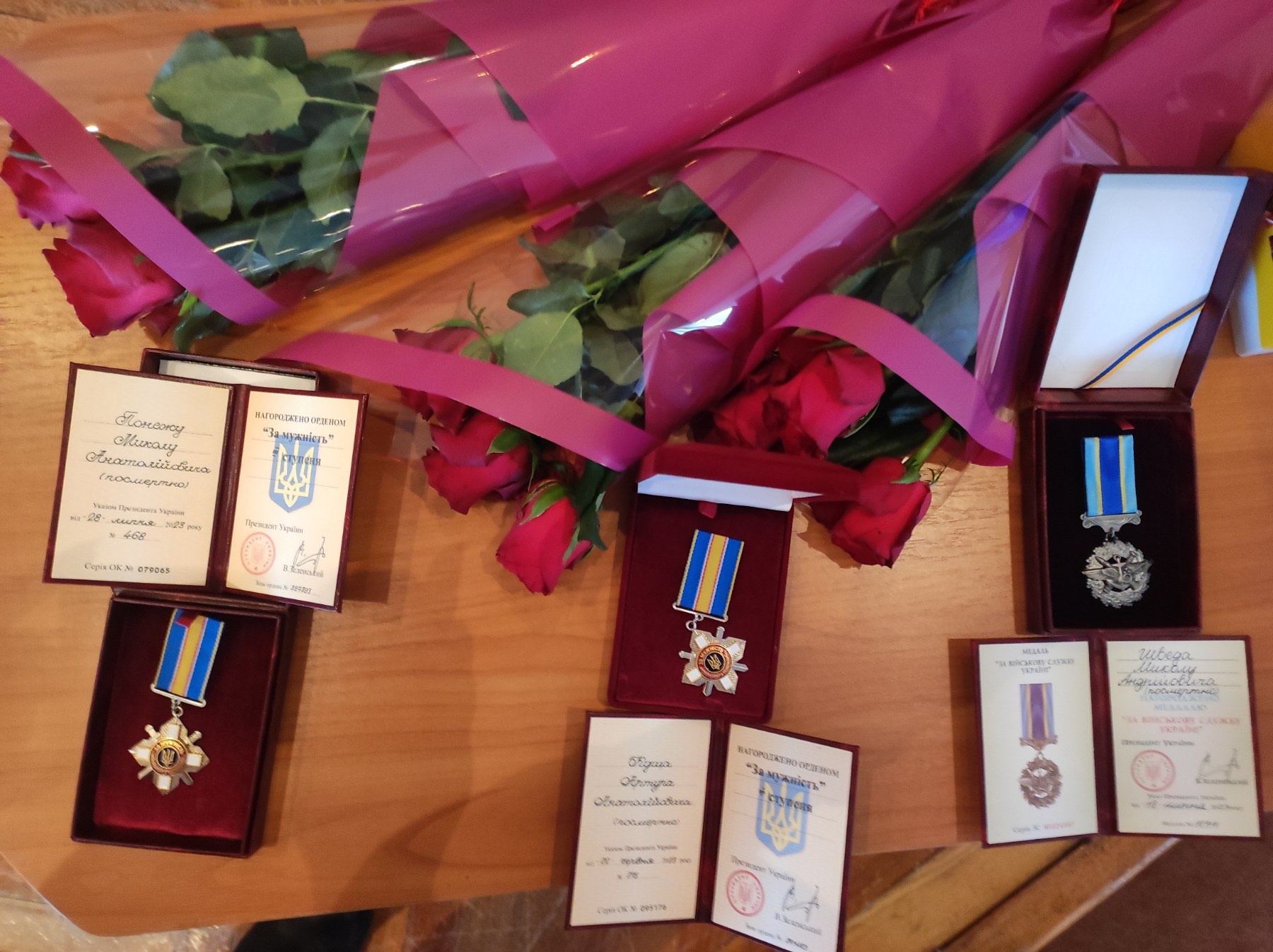 Родинам загиблих воїнів із Чорнобаївської громади вручили нагороди