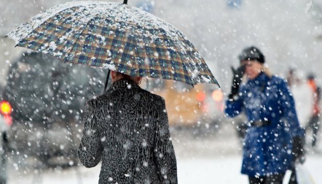 Найближчими днями в Черкаській області прогнозують сніг із дощем