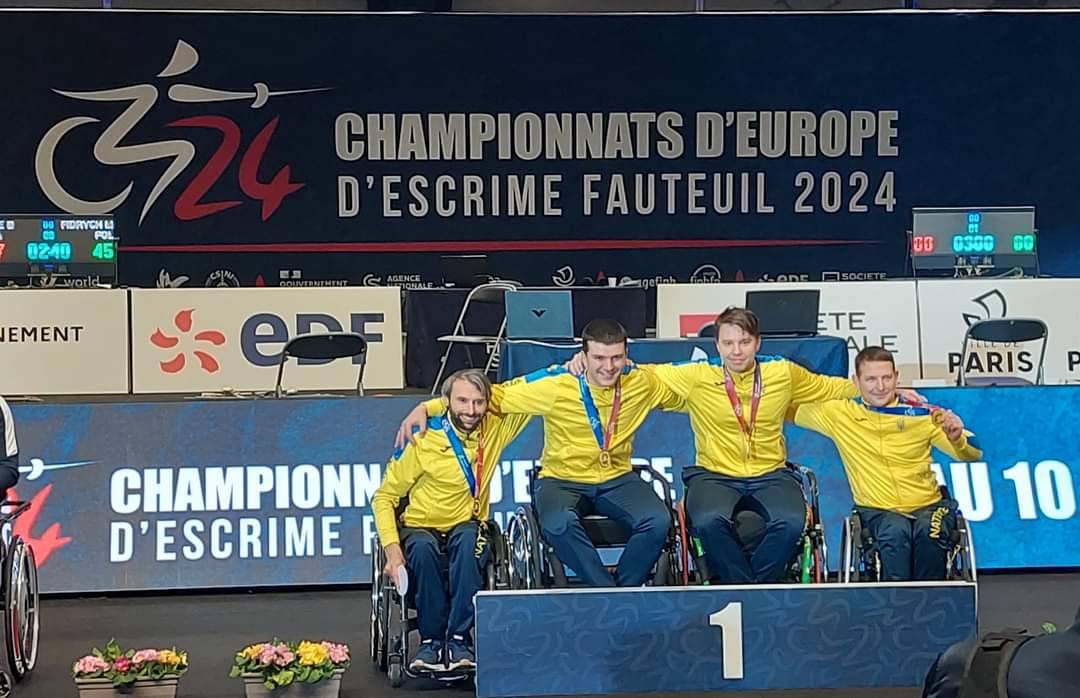 Артем Манько виборов два «золота» Чемпіонату Європи з фехтування на візках