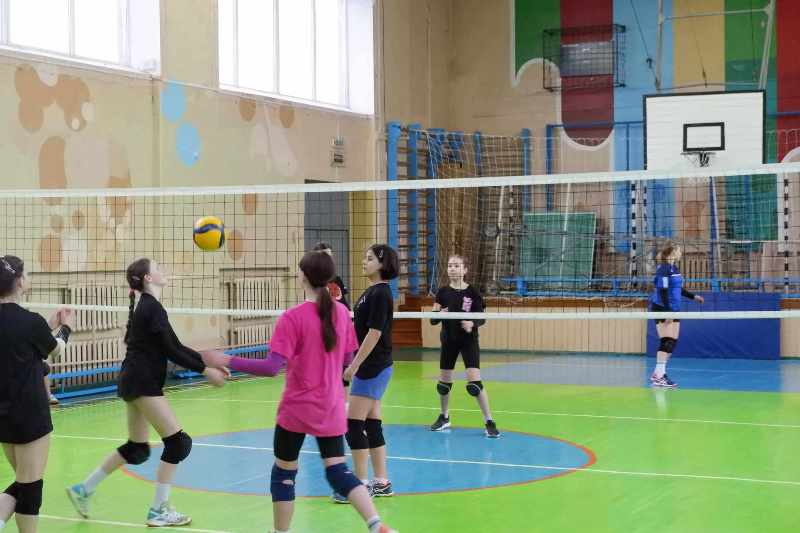На Черкащині професійні волейболістки провели тренування з учнівською командою