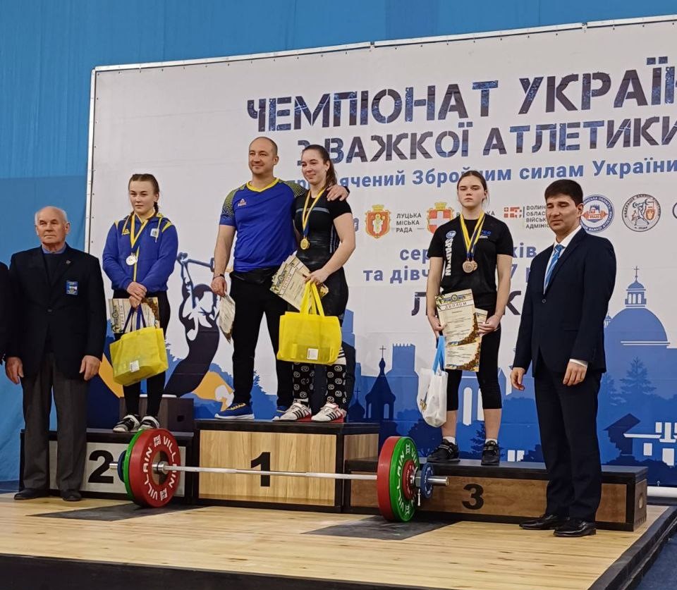 Черкащанка – бронзова призерка чемпіонату України з важкої атлетики