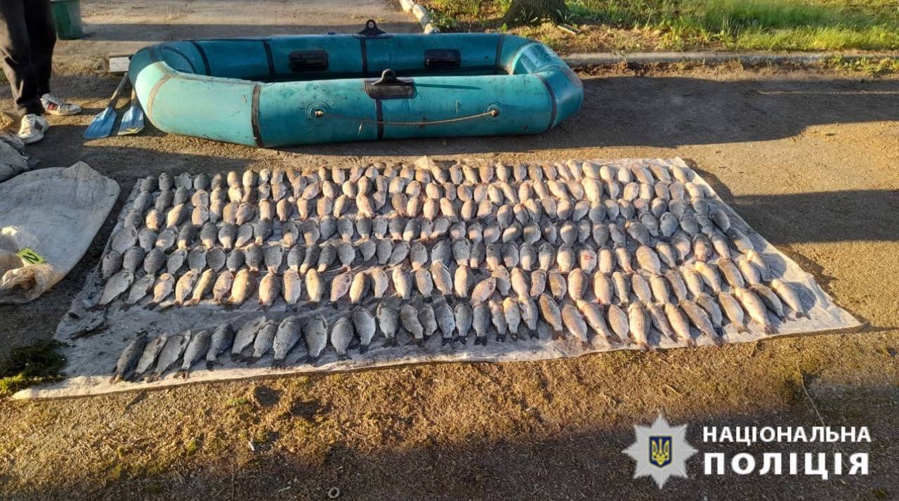 Нерест − 2024: на Черкащині незаконно наловили риби на близько 5 млн грн